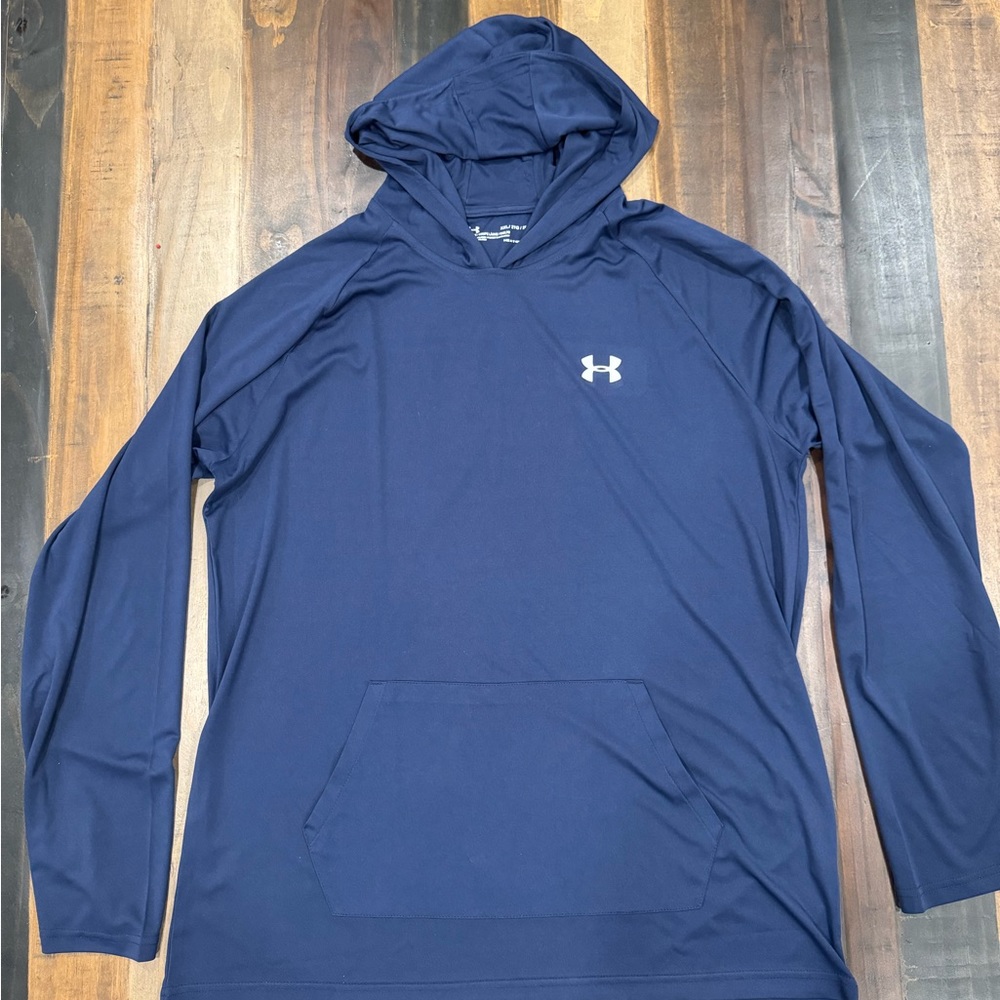 Under Armour lightweight Performance hoodie. Navy Blue